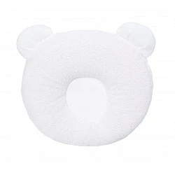 Παιδικό μαξιλάρι P’Tit Panda για καλά στρογγυλεμένο κεφάλι λευκό Candide