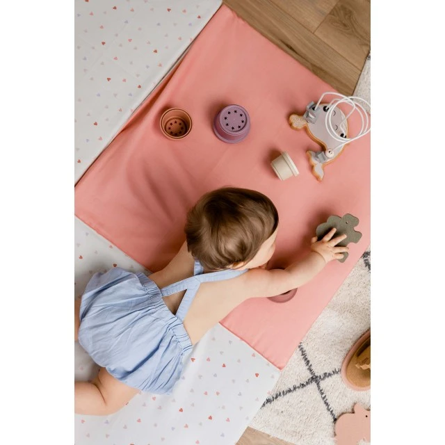 Smart Mat 3 In 1 - Play Mat, Movable Mattress And Barbaron Hearts Tineo