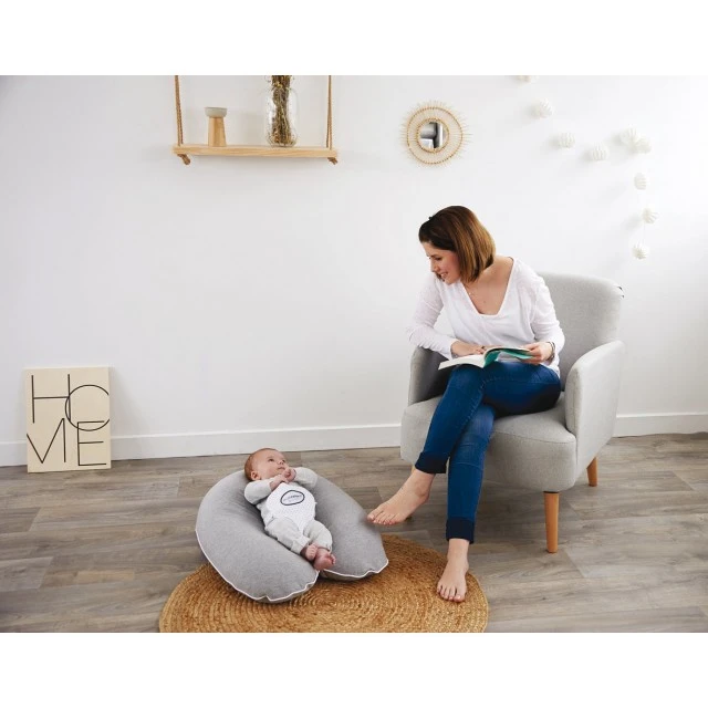 Multirelax Μαξιλάρι εγκυμοσύνης και θηλασμού 3-σε-1 Γκρι Candide