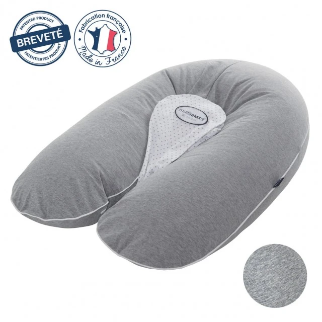 Multirelax Μαξιλάρι εγκυμοσύνης και θηλασμού 3-σε-1 Γκρι Candide
