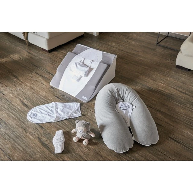 Multirelax Μαξιλάρι εγκυμοσύνης και θηλασμού 3-σε-1 Γκρι Candide