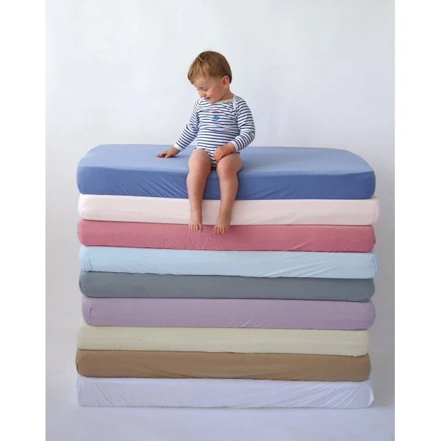 Σεντόνι Με Ελαστικό Ανοιχτό Ροζ 60X120Cm Candide