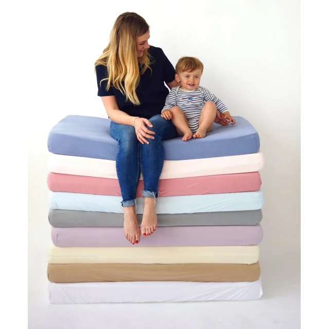 Σεντόνι Με Ελαστικό Ανοιχτό Ροζ 60X120Cm Candide