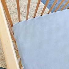 Σεντόνι Με Ελαστικό Γκρι 60Χ120cm Candide