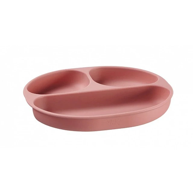 Πλάκα σιλικόνης 4+ Months Pink Vital Baby