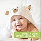 Βρεφική πετσέτα με κουκούλα KeaBabies Organic Bamboo Brown Bear