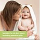 Βρεφική πετσέτα με κουκούλα KeaBabies Organic Bamboo Brown Bear