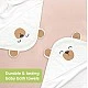Βρεφική πετσέτα με κουκούλα KeaBabies Organic Bamboo Brown Bear