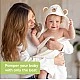 Βρεφική πετσέτα με κουκούλα KeaBabies Organic Bamboo Brown Bear