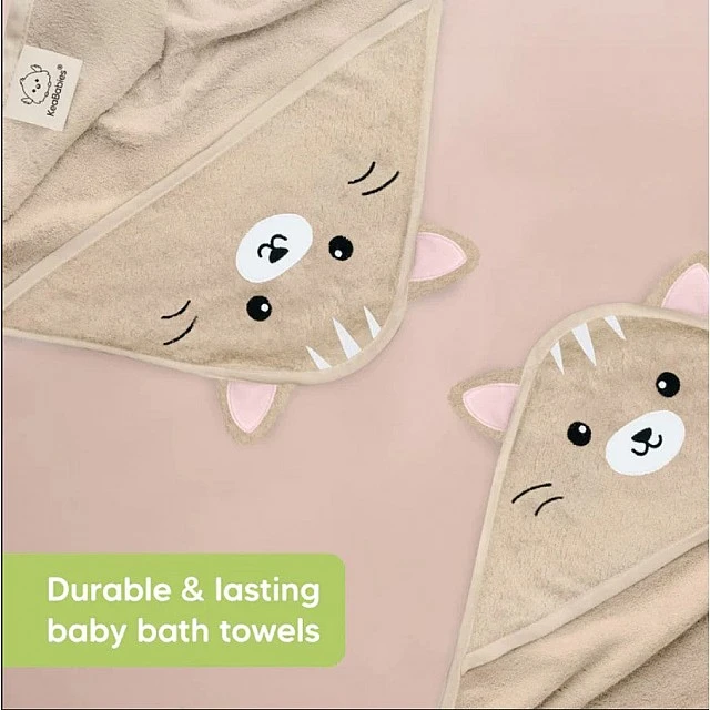 Πετσέτα μωρού με κουκούλα KeaBabies Organic Bamboo Cat