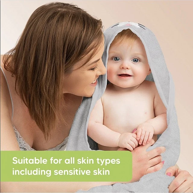 Βρεφική πετσέτα με κουκούλα KeaBabies Organic Bamboo Seal