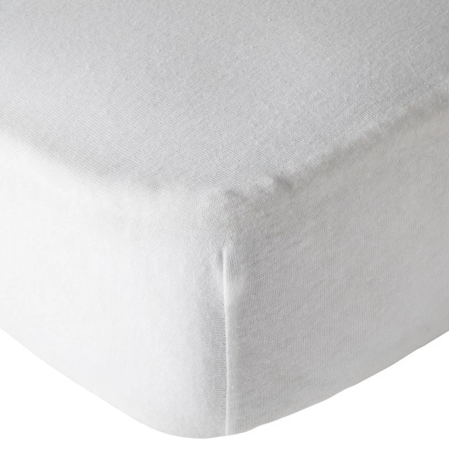 Σεντόνια 2 Τεμάχια 60Χ120Cm 100% Βαμβάκι Λευκό/Ροζ Babycalin
