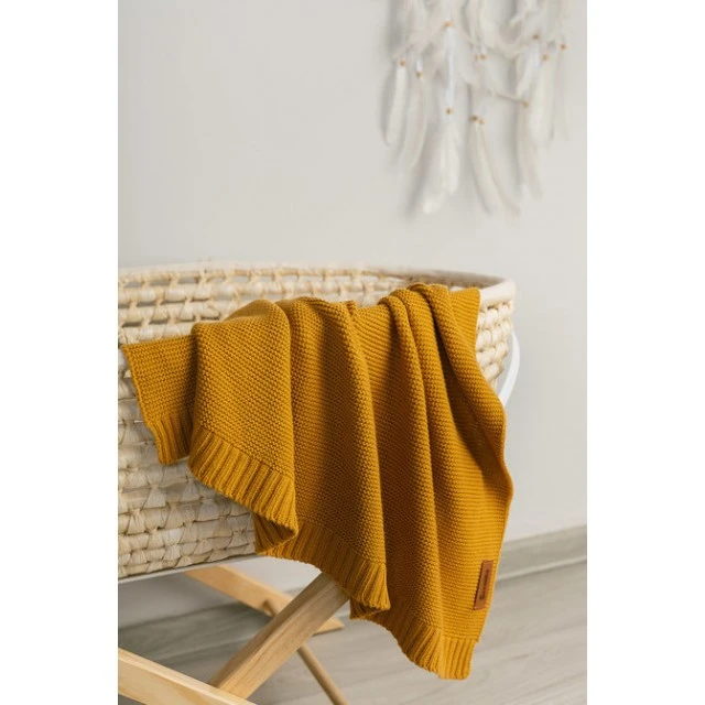 Κουβέρτα Bamboo And Cotton Mustard 100x80cm