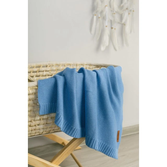 Κουβέρτα Bamboo And Cotton Blue 100x80cm