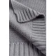 Κουβέρτα Bamboo And Cotton Γκρι 100x80cm