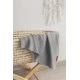 Κουβέρτα Bamboo And Cotton Γκρι 100x80cm