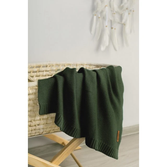 Κουβέρτα Bamboo And Cotton Green 100x80cm