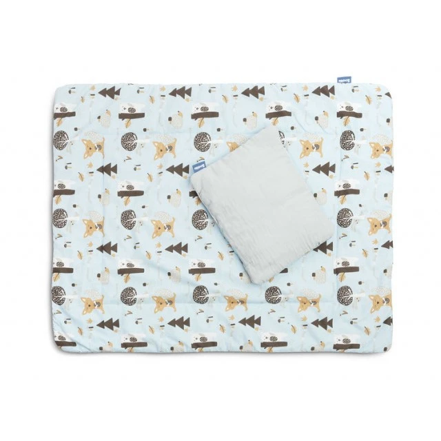 Βαμβακερό σετ κρεβατιού Blue Sensillo