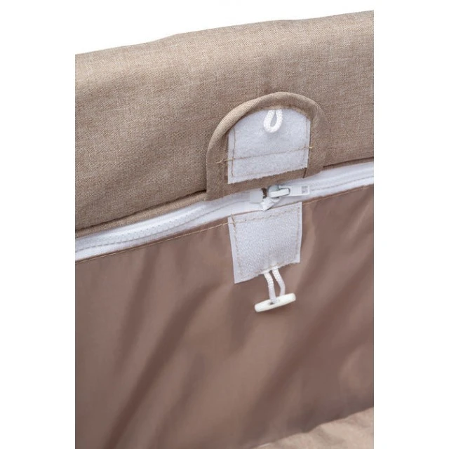 Πτυσσόμενη λεκάνη ταξιδίου 1 επιπέδου Basic Beige Caretero