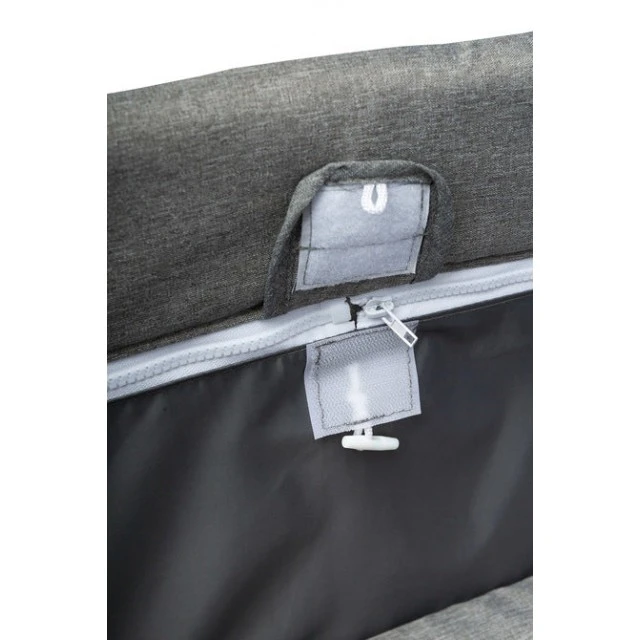 Πτυσσόμενη λεκάνη ταξιδίου 1 επιπέδου Basic Light Grey Caretero
