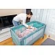 Πτυσσόμενο Bassinet Travel 1 Level Basic Navy Caretero