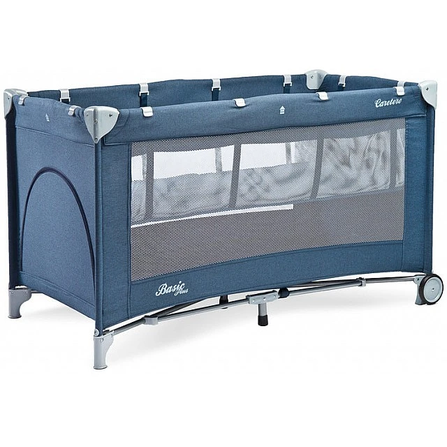 Πτυσσόμενο Bassinet Travel 1 Level Basic Navy Caretero