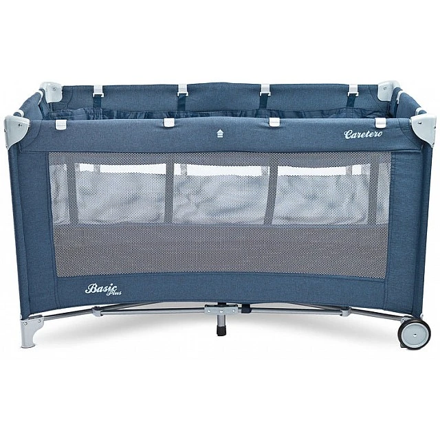 Πτυσσόμενο Bassinet Travel 1 Level Basic Navy Caretero