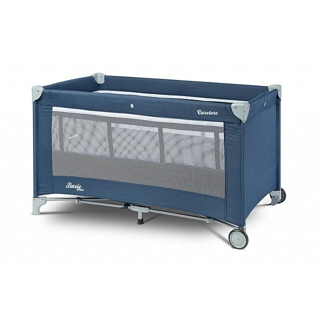 Πτυσσόμενο Bassinet Travel 1 Level Basic Navy Caretero