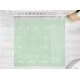 Muslin Photo Mat Giraffe Mint 120x120cm