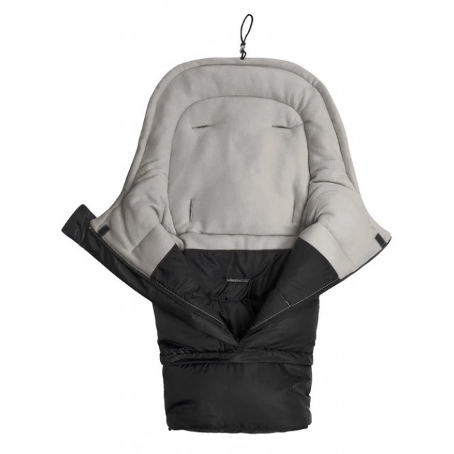 Τσάντα Winter Fleece Combi 3 σε 1 Μαύρο/Γκρι
