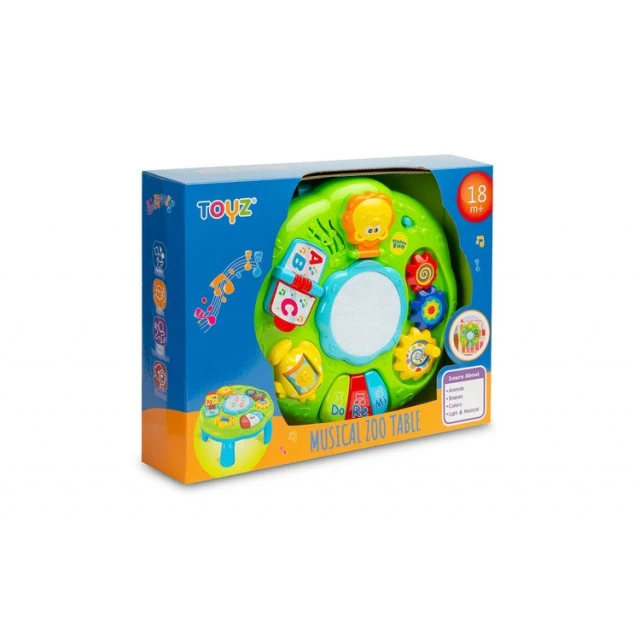 Εκπαιδευτικό Παιχνίδι - Μουσικό Τραπέζι Zoo Caretero Toyz