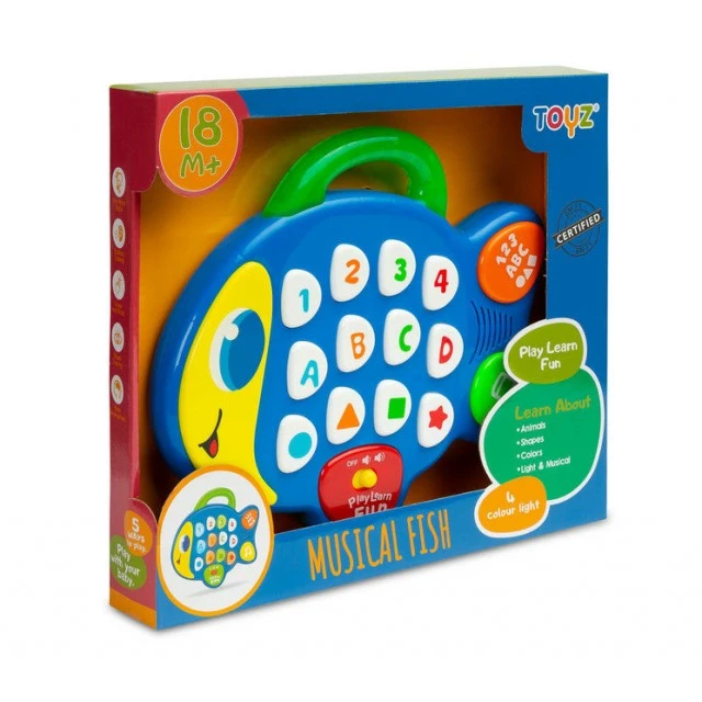 Εκπαιδευτικό Παιχνίδι - Musical Fish Caretero Toyz