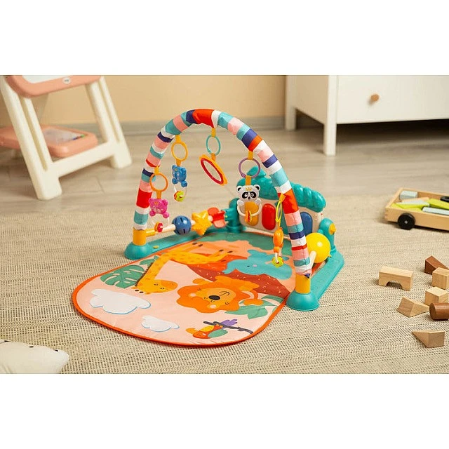 Γυμναστήριο Δραστηριοτήτων - Zoo Mat Turquoise Caretero Toyz