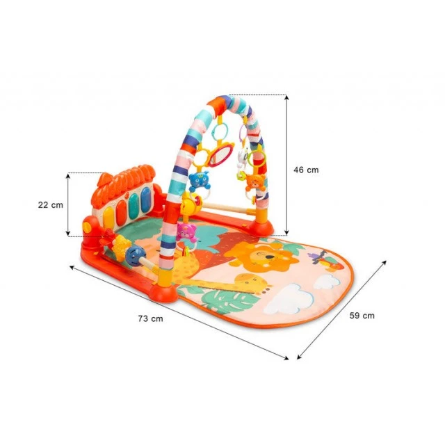 Γυμναστήριο Δραστηριοτήτων - Zoo Mat Range Caretero Toyz