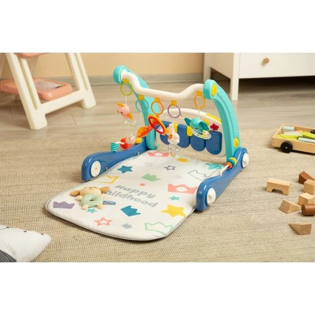 2σε1 Στράτα Με Μουσικό Υπόστρωμα Μπλε Caretero Toyz