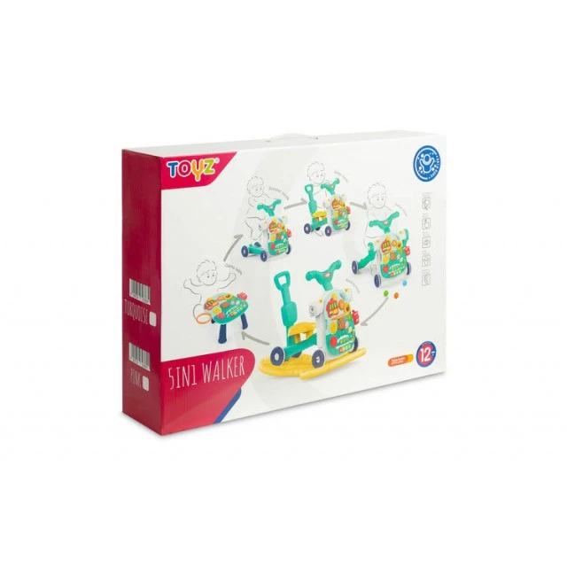 Πολυλειτουργικό Walker 5В1 Pink Caretero Toyz