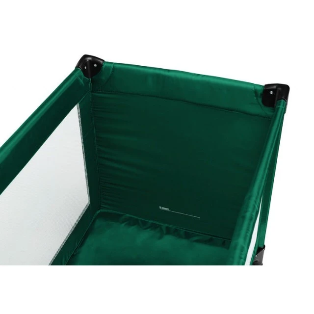 Αναδιπλούμενο παρκοκρέβατο για ταξίδια Key Dark Green Caretero