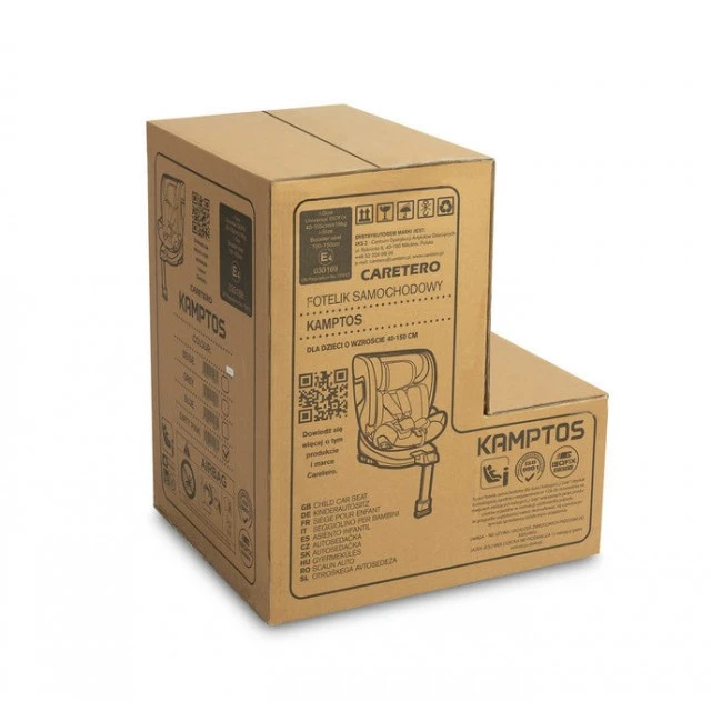 Κάθισμα αυτοκινήτου Kamptos I-Size Beige 0-36kg Caretero
