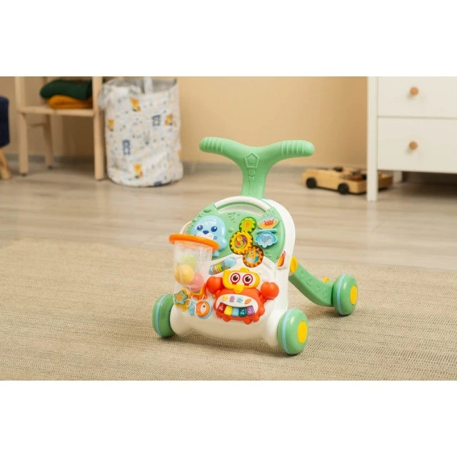 Καρότσι 2 σε 1 Spark Green Caretero Toyz