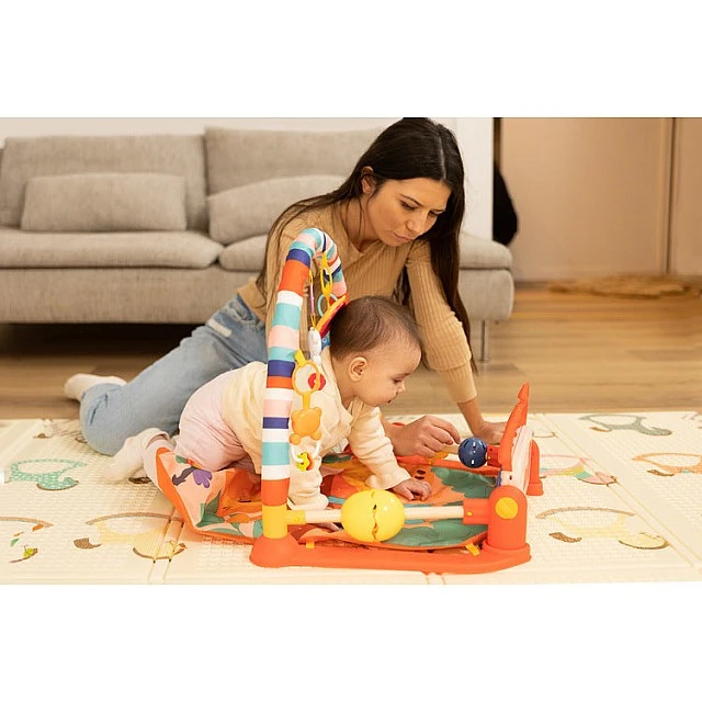 Γυμναστήριο Δραστηριοτήτων - Zoo Mat Turquoise Caretero Toyz