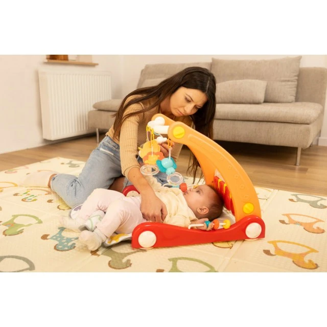 2σε1 Στράτα Με Μουσικό Υπόστρωμα Μπλε Caretero Toyz