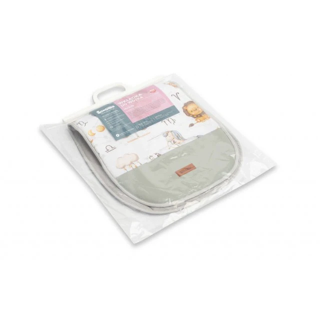Ματάκι καροτσιού Muslin Zodiac Grey Sensillo