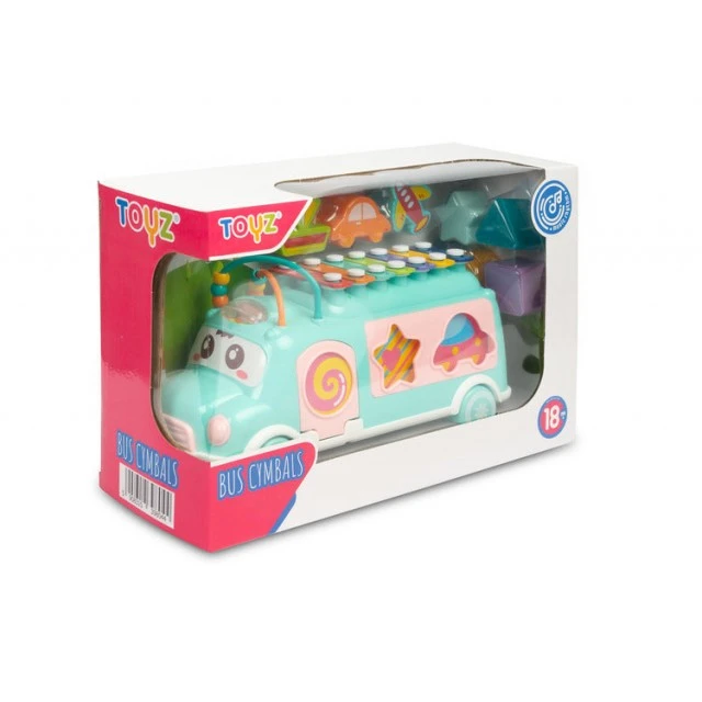 Εκπαιδευτικό παιχνίδι Cummer Bus Caretero Toyz