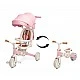 Τρίκυκλο και τροχός ζυγοστάθμισης 2 σε 1 Faro Pink Caretero Toyz