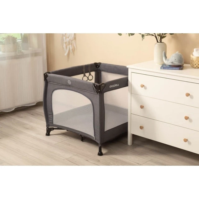Παρκοκρέβατο Quadra Graphite Caretero