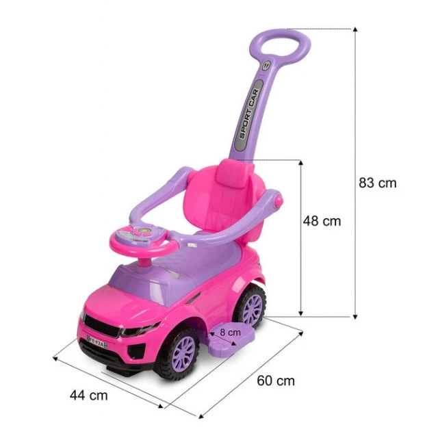Sports Car Pink Caretero Toyz