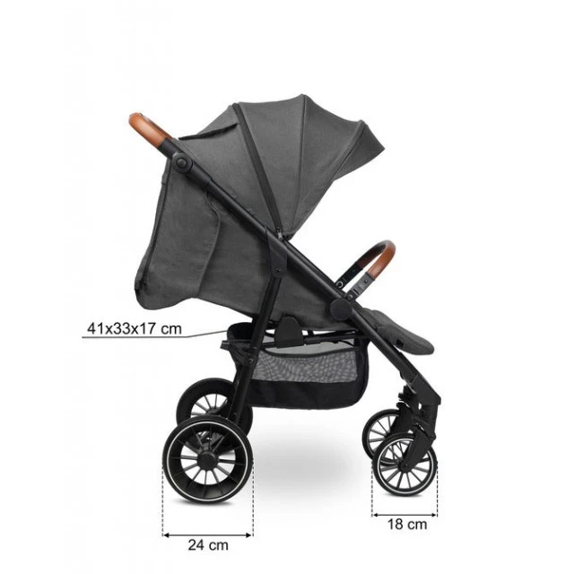 Καρότσι Elma Dark Grey Caretero