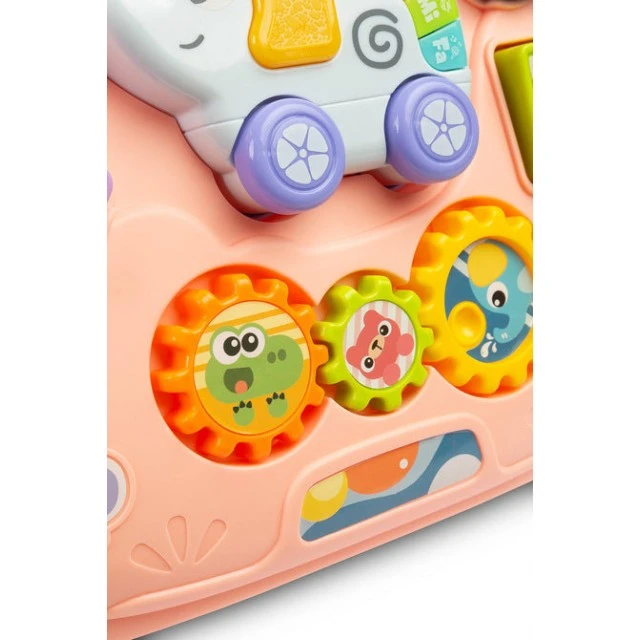Εκπαιδευτικό περπατούρι Zoo Pusher Pink Caretero Toyz