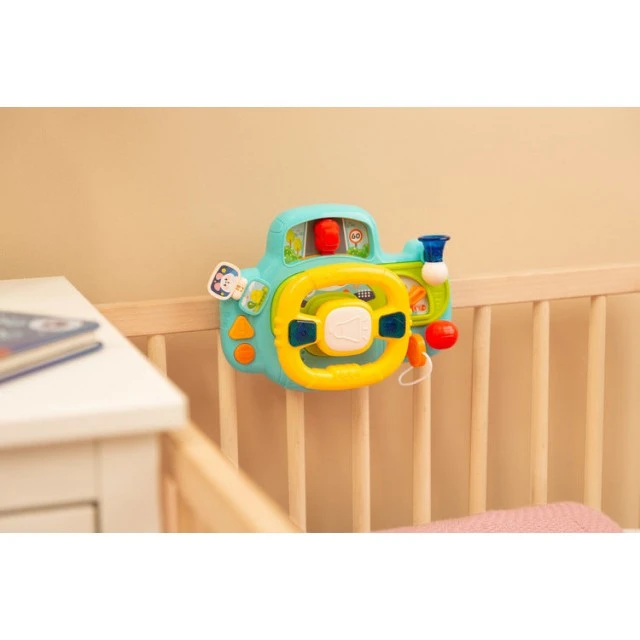 Εκπαιδευτικό αγωνιστικό τιμόνι Turquoise Caretero Toyz