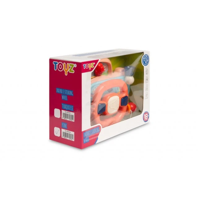 Εκπαιδευτικό Αγωνιστικό Τιμόνι Ροζ Caretero Toyz